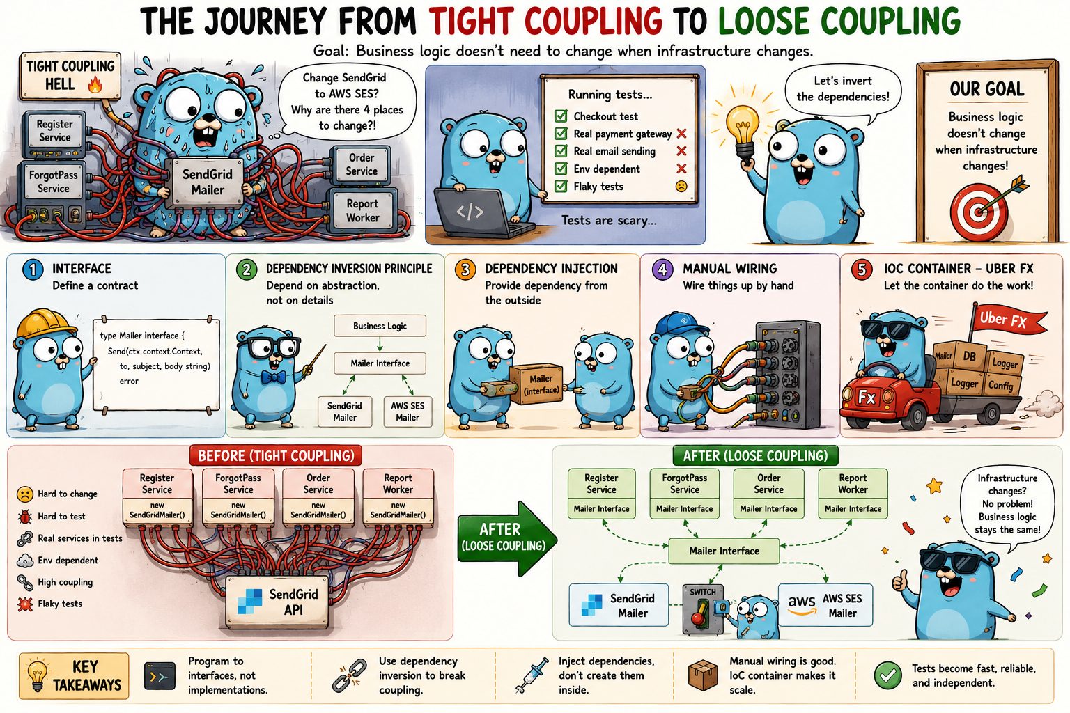 Loose Coupling in Go