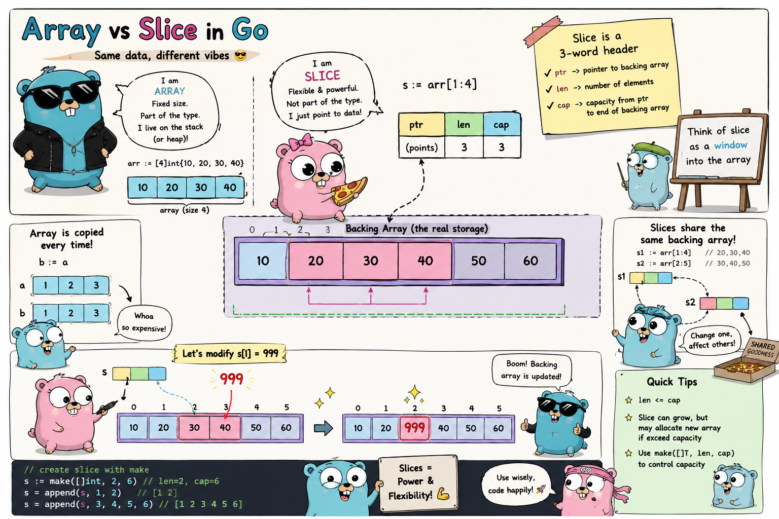 Arrays and Slices in Go